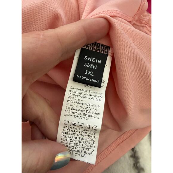 Pink Dress By Shein Size 1XLarge - Picture 4 of 5